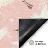 Kraanvogels - Bloesem - Roze Deurmat klein 898 -antislip_NL