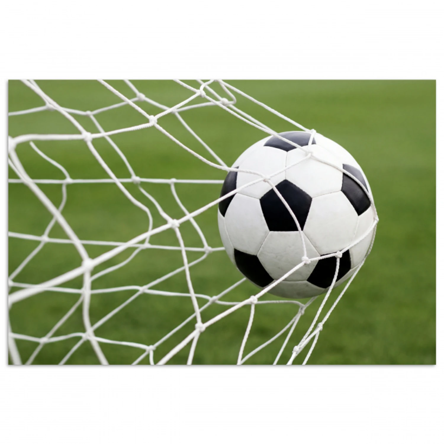 Voetbal - Goal - Net - Sport poster papier klein -3d