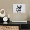 Hondje - Wijnglas - Zonnebril - Enthousiast poster papier klein -sfeer1