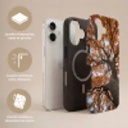 Boom - Bladerdak - Herfst - Oranje - Sfeervol Toughcase MagSafe Apple iPhone 17 klein -USP_Lagen_FR
