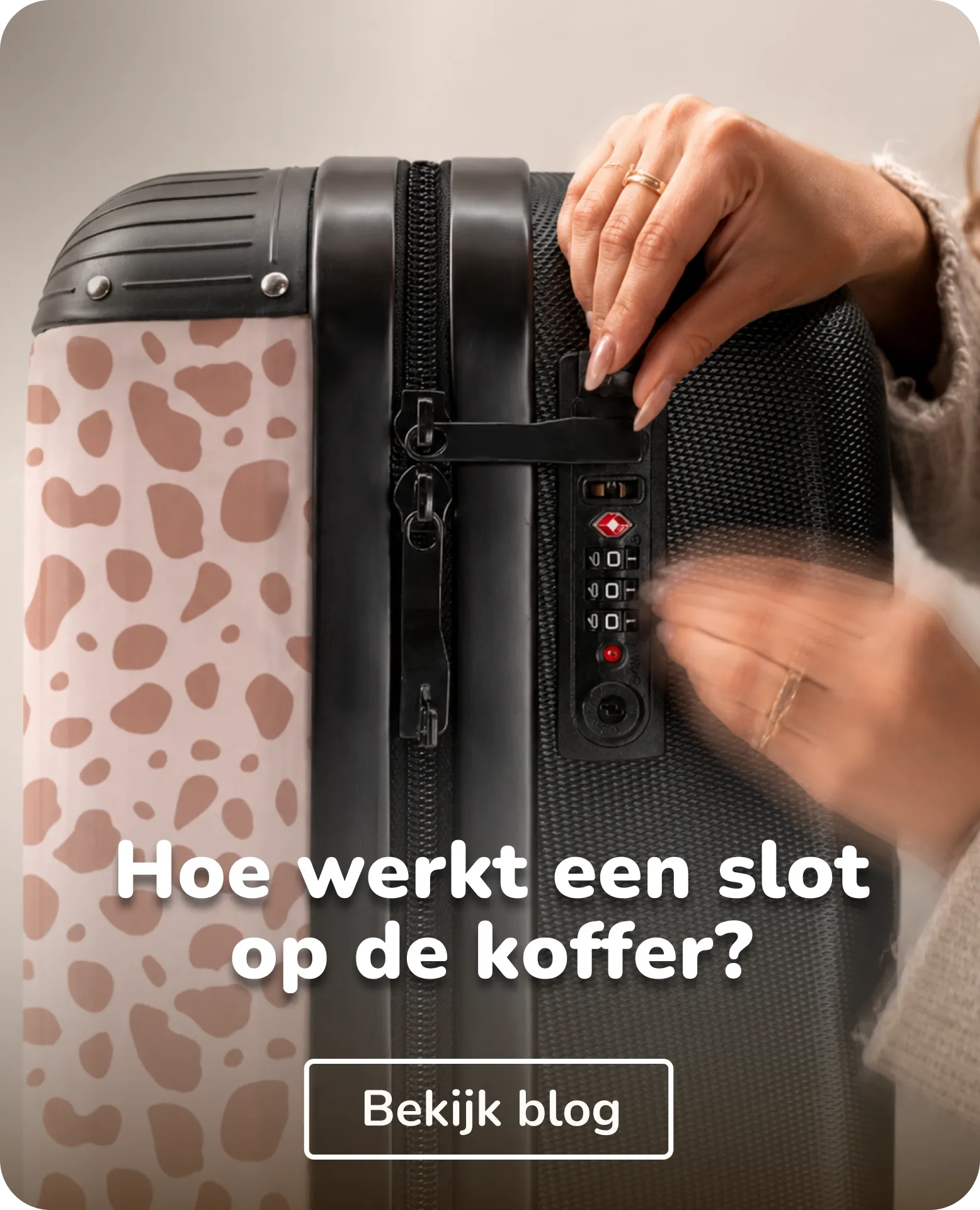hoe werkt een slot op de koffer