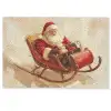Kerst - Slee - Kerstman Deurmat klein -zkaufland3d