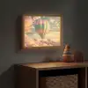 Luchtballon - Dromen - Wolken - Lucht Light Box met batterij (Wandlamp kind) middel -sfeer5_kind