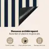 Verticale strepen - Blauw - Crème Inductie beschermer vinyl 3mm middel 274 -usfeer4_FR