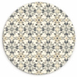 Floraal - Patroon - Kleurrijk Wandcirkel kunststof plaat 5mm dik klein 188 -3d