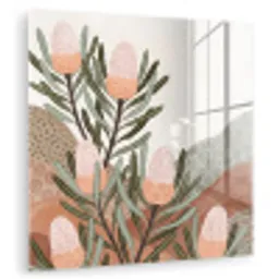Modern - Heuvels - Terracotta plexiglas 5mm klein -zzzproduct_nieuw