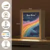 Regenboog - Sterrenhemel - Kleurrijk Light Box met kabel (Kinderlampje) klein -USP_NL