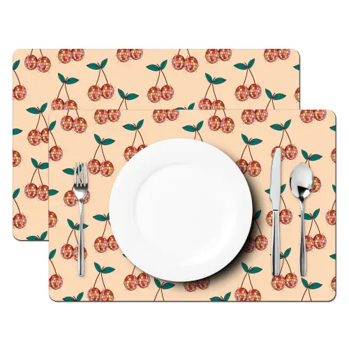 Kers - Disco - Patroon Placemat vinyl groot 368 -zzsfeer2_Kitchenyeah-website
