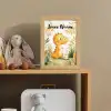 Dino - Voetbal - Oranje Light Box met kabel (Kinderlampje) klein -sfeer2_kind