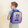 Schattige baby draak Kinderrugzak - Blauw middel -sfeer2