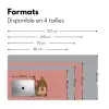 Illustratie - Bankje - Personen - Minimalistisch Muismat XXL klein -zsfeer5_frans