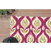Retro - Floraal - Paars muismat rubber klein 262 -closeup