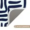 Abstract - Modern - Blauw WCmat klein 1009 -USP_AntislipNL