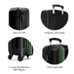 120 NBS - Handbagage koffer - Volwassenen Unisex middel zzzzzzzbolletjes_FR