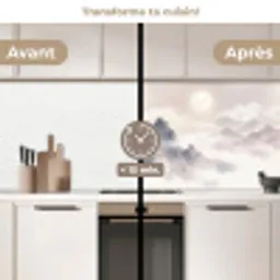 Bamboe - Azië - Grijs keuken achterwand 2 middel -voor-na2_FR