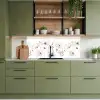 Bloemen - Pastel -  Planten - Wit keuken achterwand 2 middel -sfeer3