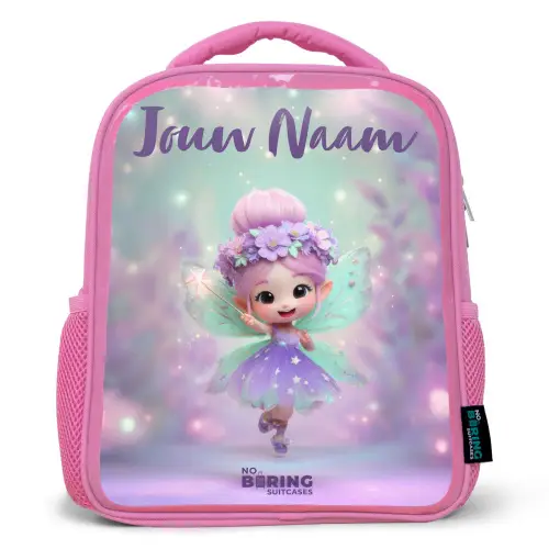 Elf - Tover - Magisch Kinderrugzak - Roze middel -3d