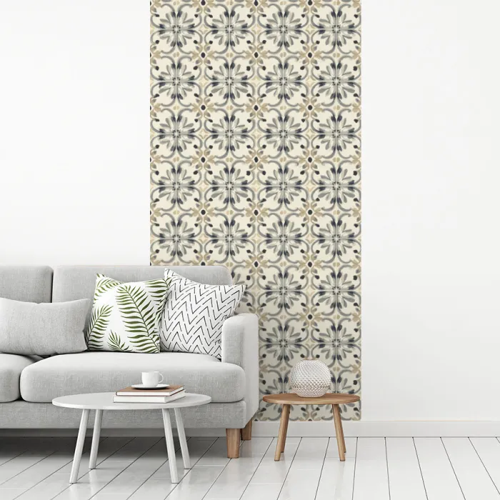 Floraal - Patroon - Kleurrijk fotobehang vinyl groot 64 -woonkamer
