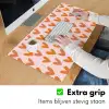 Hartjes - Getekend - Oranje Muismat XXL klein 681 -sfeer3