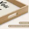 Minimalistisch - Beige - Love Dienblad Rechthoek middel -USP_HandgreepNL