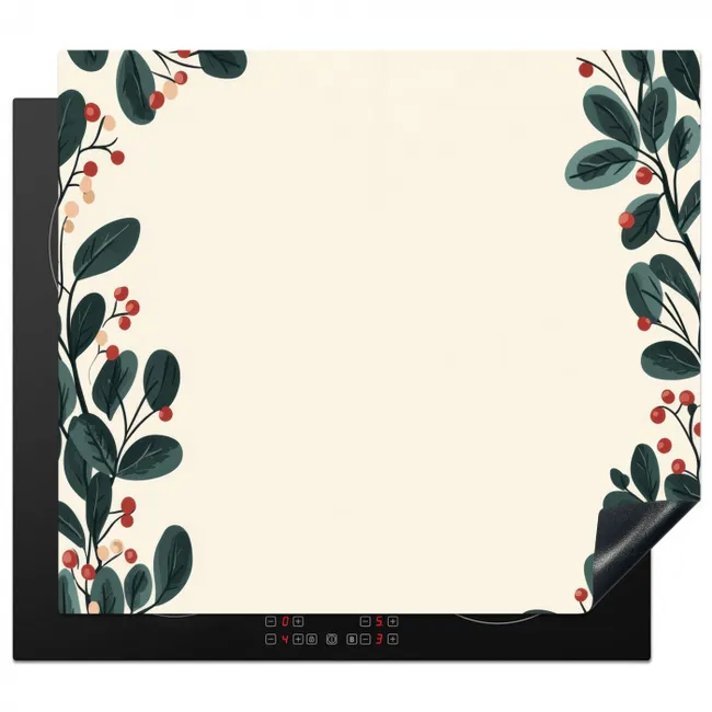 Takken - Winter - Planten - Licht Inductie beschermer vinyl 3mm middel -3d