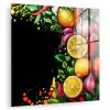 Citroenen - Peper - Kruiden - Graffiti - Verf - Abstract plexiglas 5mm klein -zzzproduct_nieuw