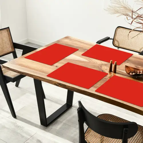 Rood - Kleur - Effen Placemat vinyl groot 368 -zzsfeer4_Kitchenyeah-website