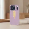 Beige - Ijsje - Spikkels Telefoonhoesje iPhone 17 Pro klein -sfeer2