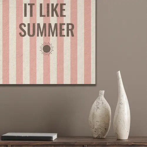 Zomer - Quote - Strepen PET vilt klein -sfeer6_closeup