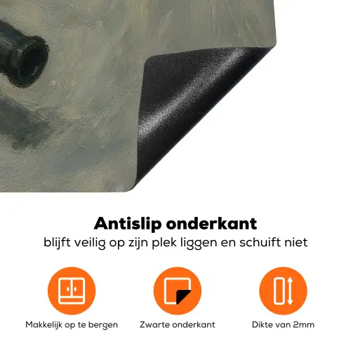 Haakse slijper - Schilderij - Gereedschap Inductie beschermer vinyl 3mm klein -zzzzzzz-td-onderkant