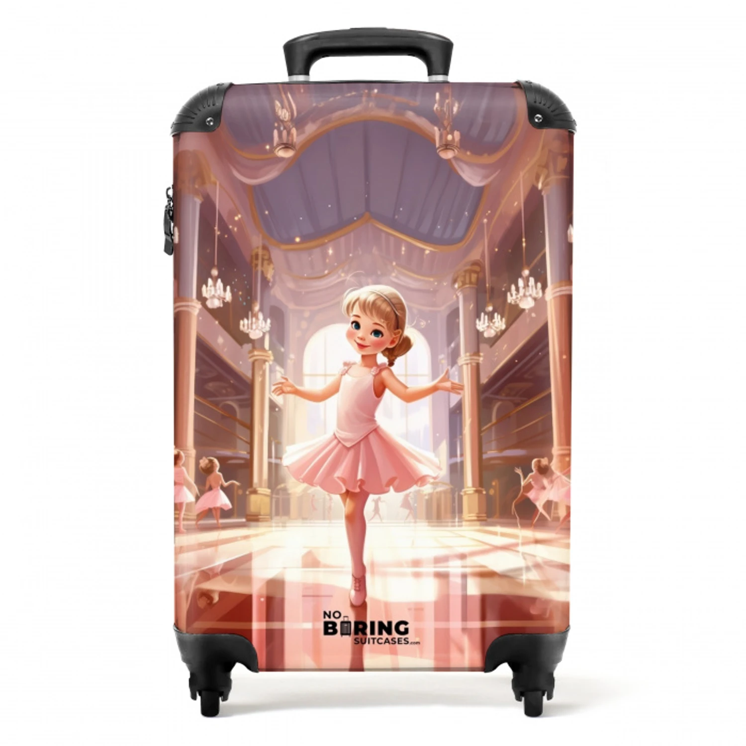 Bibi ballerina NBS - Handbagage koffer - Unisex middel -productfoto_recht