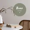 Spreuken - Knus plekje - Tekst - Zomer Wandcirkel behangsticker klein -sfeer3