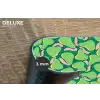 Peren - Groen - Roze Placemat vinyl groot 368 -closeup