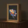 Graffiti - Sport - Vissen - Vis - Hengel Light Box met kabel (Tafellamp) klein -z3d_website