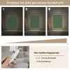 Donkergroen - Modern - Patroon - Goud Light Box met kabel (Tafellamp) klein 925 -USP_dimbaarNL