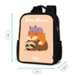 Dieren - Slapen - Samen Rugzak - Zwart middel -productfoto_formaten