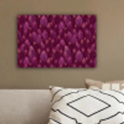Bladeren - Patroon - Burgundy canvas 2cm klein 34 -sfeer3