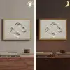 Voeten - Zand - Zee Light Box met batterij (Wandlamp) middel -sfeer3
