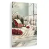 Kerstsfeer - Landelijk - Rood plexiglas 5mm klein -zzzproduct_nieuw