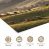 Toscaans - Landschap - Heuvels poster papier klein -closeup_NL