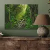 Jungle - Water - Bladeren - Zon - Natuur PET vilt klein -sfeer2