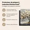 Levensboom - Goud - Wit Inductie beschermer vinyl 3mm middel -usfeer2_FR