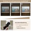 Houten steiger - Helderblauwe lucht Light Box met batterij (Wandlamp) middel -USP_dimbaarNL