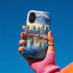 Zonsondergang Frankfurt - Stad - Skyline - Water Toughcase MagSafe Apple iPhone 17 klein -Sfeer1V