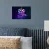 Quote - Neon - Disco - Druiven poster papier klein -sfeer2