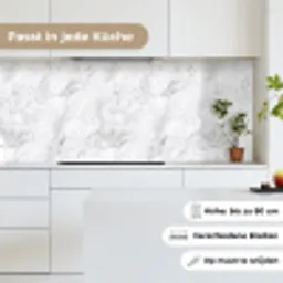 Klassiek - Marmer - Aders - Grijs keuken achterwand 2 middel 871 -sfeer4_DE