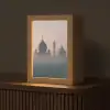 Moskee - Minaretten - mist - Islamitisch Light Box met kabel (Tafellamp) klein -z3d_website