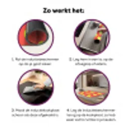 Appels - Modern - Groen Inductie beschermer vinyl 3mm klein 276 -zzzzzzz-cc-werking