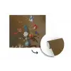 Bloemen in een Wan-Li vaas en schelpen - Schilderij van Balthasar van der Ast fotobehang vinyl groot -3d