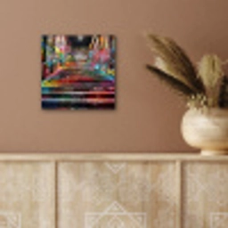 Trap - Graffiti - Kleuren - Kunst aluminium wit klein -sfeer4